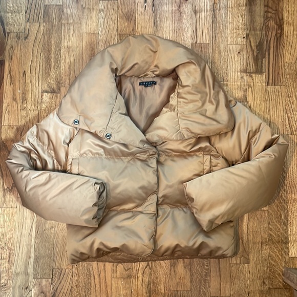 Theory Jackets & Blazers - Theory Keilly Down Puffer Jacket in Gold